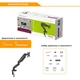Настольное крепление для мониторов ITech MBNG-02F 17"-32" до 9 кг VESA 100x100 Black - изображение 9