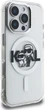 Etui plecki Karl Lagerfeld IML Glitter Karl & Choupette Sketch Logo MagSafe do Apple iPhone 16 Pro Max Transparent (KLHMP16XHGKCGKBT) - obraz 4