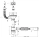 Сифон для кухонної мийки KRONER (KRP) Siphon-011 3 1/2"x40 мм чорний (CV023014) - зображення 3