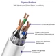 Patchcord Helos Cat.6 S/FTP RJ45-RJ45 brązowy 0.25 m LSZH GHMT (4005938910557) - obraz 3