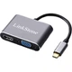 Хаб LinkStone Type-C HDMI/VGA 4K, для Apple/MacBook/iPhone/iPad/Huawei/TV - изображение 1