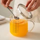 Стакан-мешалка Onlycook боросиликатный, с крышкой и мерной шкалой, для молока и сока - изображение 7