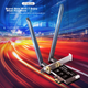 Бездротова мережева карта COMFAST WIFI7, гігабітний внутрішній PCIe дводіапазонний 5G високошвидкісний BE8800, бездротовий Bluetooth 5.4 двовхідний WiFi приймач, CF-BE200 - зображення 5