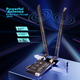 Бездротова мережева карта COMFAST WIFI7, гігабітний внутрішній PCIe дводіапазонний 5G високошвидкісний BE8800, бездротовий Bluetooth 5.4 двовхідний WiFi приймач, CF-BE200 - зображення 9