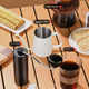 Кавоварка JD Original Pour-Over, домашній кавник для крапельного заварювання, чайник з нержавіючої сталі 304 з довгим носиком та тонким горлом, 350 мл, кремово-білий - зображення 8