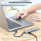 Док-станція розширення Acer Type-C, концентратор USB 3.0, адаптер HDMI, дублювання екрана 4K60Hz, зарядка PD, підходить для iPad, конвертер для комп'ютерів Huawei, Five-I - изображение 8