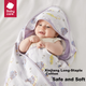 Пеленка-одеяло Babycare для новорожденных хлопковая терморегулирующая Moonlight Blue 90×90см - изображение 6