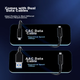 Корпус для SSD-накопителя ORICO M.2 NVMe, 20 Гбит/с USB 3.2, встроенное охлаждение вентилятором, совместим с телефонами и ноутбуками Apple, внешний портативный корпус для SSD-накопителя, M2PVC3-G20 - изображение 7