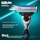 Сменные лезвия для бритвы Gillette Fusion3 Classic, 2 шт., 3-слойная ручная бритва для мужчин, продается в фирменном магазине JD, а не в Jilette. - изображение 4