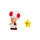 Ігрова фігурка з артикуляцією SUPER MARIO - ТОАД (10 cm, з аксес.) - изображение 3