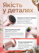 Массажер для тела антицеллюлитный с 5 сменными насадками вибромассажер для спины профессиональный массаж шеи ног рук аккумуляторный беспроводной BRS Pink - изображение 2