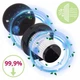 Пылесос вертикальный Kamille KM-6906 черный на 600 Вт с HEPA-фильтром и контейнером на 800 мл циклонный со шнуром для сухой уборки (84-163-KM-6906) - изображение 5