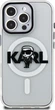 Etui plecki Karl Lagerfeld IML Karl Sketch Logo MagSafe do Apple iPhone 16 Pro Transparent (KLHMP16LHGKIGKBT) - obraz 3