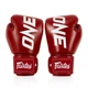 Боксерские перчатки Fairtex BGV1-ONE (натуральная кожа) Red 12 унций (бинты в комплекте) - изображение 5