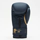 Боксерские перчатки Leone GN059B Blue Edition 16 унций (капу в комплекте) - изображение 4
