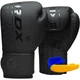 Боксерські рукавиці RDX F6 KARA Matte чорні 6 унцій (BGR-F6MB-6OZ) - изображение 1