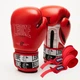 Боксерские перчатки Leone GN208 ICONIC Red 14 унций (бинты 4 м. в комплекте) - изображение 1
