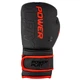 Боксерские перчатки PowerPlay 3024 Ultra Mat Черно-Красные 16 унций - изображение 6
