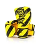 Боксерські рукавиці Fairtex BGV14Y Yellow/Black 10 унцій (бинти в комплекті) - зображення 5