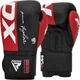 Боксерські рукавиці RDX F4 Boxing Sparring червоні/чорні 16 унцій (BGR-F4R-16OZ) - изображение 2