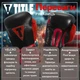 Боксерские перчатки TITLE Boxing All Heart Bag Gloves 2.0 Black/Red 12 oz (бинты 4м. в комплекте) - изображение 3
