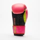 Боксерские перчатки Leone GN313 WAVES Fuxia 10 унций (капу в комплекте) - изображение 5