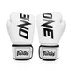 Боксерские перчатки Fairtex BGV1-ONE (натуральная кожа) White 10 унций (бинты в комплекте) - изображение 5