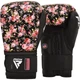 Боксерские перчатки RDX FL-5 BLACK-8 унций (капа в комплекте) - изображение 2