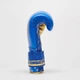 Боксерские перчатки Leone GN220 DNA Blue 16 унций (бинты 4 м. в комплекте) - изображение 6