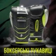 Боксерские перчатки Leone GN110F REVO FLUO Black 14 унций (бинты 4 м. в комплекте) - изображение 2