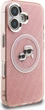 Etui plecki Karl Lagerfeld IML Glitter Karl & Choupette Heads Logo MagSafe do Apple iPhone 16 Pink (KLHMP16SHMKBKCHP) - obraz 4