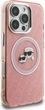 Etui plecki Karl Lagerfeld IML Glitter Karl & Choupette Heads Logo MagSafe do Apple iPhone 16 Pro Max Pink (KLHMP16XHMKBKCHP) - obraz 4