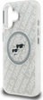 Etui plecki Karl Lagerfeld IML Glitter Karl & Choupette Heads Logo MagSafe do Apple iPhone 16 Grey (KLHMP16SHMKBKCHG) - obraz 6