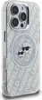 Etui plecki Karl Lagerfeld IML Glitter Karl & Choupette Heads Logo MagSafe do Apple iPhone 16 Pro Max Grey (KLHMP16XHMKBKCHG) - obraz 4