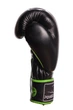 Боксерські рукавиці PowerPlay 3018 Jaguar чорні/зелені 10 унцій (PP_3018_10oz_Black/Green) - изображение 4