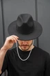 Чоловічий Капелюх Without Fedora З Перлинами Black - зображення 1