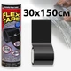 Водонепроникна ізоляційна стрічка Flex Tape 30х150 см прогумована клейка стрічка для труб басейнів шлангів покрівлі герметизації та ремонту вологостійка самоклеюча стрічка для ПВХ металу скла гуми універсальна ремонтна латка - изображение 1