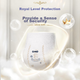 Підгузки Q-MO Royal Ultra-Soft Pull-Up XXXL 14 штук (18 кг і вище), еластичні штани екстра великого розміру, ультратонкі та дихаючі - изображение 5