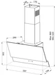 Вытяжка PYRAMIDA AGW 60 PB GBL - изображение 5