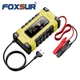 Зарядное устройство автомобильное 12V/24V Foxsur FBC122410E Автоматическое импульсное с функцией восстановления Yellow (19432) - изображение 2