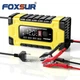 Зарядное устройство автомобильное 12V/24V Foxsur FBC122410E Автоматическое импульсное с функцией восстановления Yellow (19432) - изображение 4