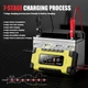Зарядное устройство автомобильное 12V/24V Foxsur FBC122410E Автоматическое импульсное с функцией восстановления Yellow (19432) - изображение 11