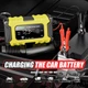 Зарядное устройство автомобильное Foxsur FBC1206D 12V/6А Автоматическое импульсное с функцией восстановления Yellow (19431) - изображение 10