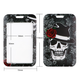 Бейдж для карт и пропусков пластиковый вертикальный Skull & Rose с ремешком на шею и карабином, Черный (IT'S TIME TO JOKE) - изображение 6