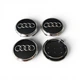 Колпачки (заглушки) в диски Audi, черные 69\63мм 4L0 601170 - изображение 1
