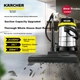 Пилосос промисловий KARCHER WD3s Classic 25 л 1500 Вт для сухого та вологого прибирання - зображення 3