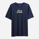 Футболка хлопковая мужская GAP 739316323 L Синяя (1159865351) - изображение 4