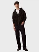 Толстовка на молнии на флисе мужская Calvin Klein 980691814 XL Черная (1159865501) - изображение 3