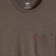 Футболка бавовняна довга чоловіча Levi`s 888777638 XL Коричнева (1160050674) - зображення 6