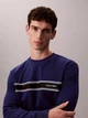 Свитшот на флисе мужской Calvin Klein 720774039 2XL Синий (1159865605) - изображение 5